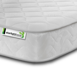 Starlight Beds Wellington European Single Memory Foam and Open Coil Spring Mattress - White - Wilko - thumbnail 4