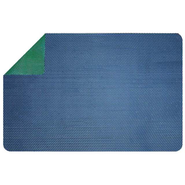 Nicoman Reversible Blue and Green Shower Mat 60 x 40cm - Size: 0.4 x 60 x 40cm - Wilko - image 1