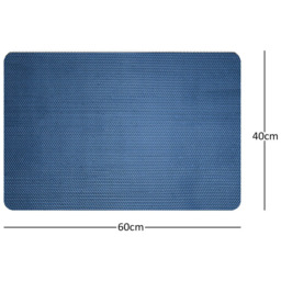 Nicoman Reversible Blue and Green Shower Mat 60 x 40cm - Size: 0.4 x 60 x 40cm - Wilko - thumbnail 6