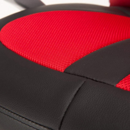 Reclining Gaming Style Office Chair in Faux Leather - Red/Black - Size: 124 x 62 x 88cm - Multi - RayGar - Wilko - thumbnail 6