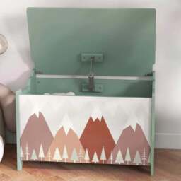 Playful Haven Green Kids Storage Chest - Size: 60 x 37 x 39cm - Wilko - thumbnail 1