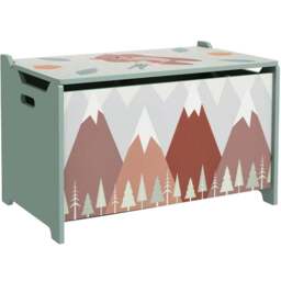 Playful Haven Green Kids Storage Chest - Size: 60 x 37 x 39cm - Wilko - thumbnail 3