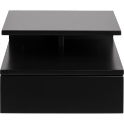 Florence Ashlan Single Drawer Black Bedside Table - Furniture To Go - Wilko - thumbnail 3