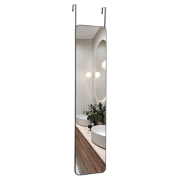 Living and Home Black Frame Full Length Door Mirror 28 x 118cm - Size: 118 x 28cm - Wilko - thumbnail 7
