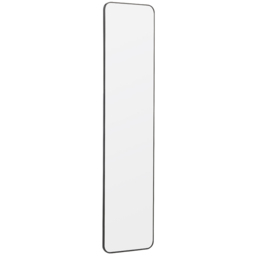 Living and Home Black Frame Full Length Door Mirror 28 x 118cm - Size: 118 x 28cm - Wilko - thumbnail 4