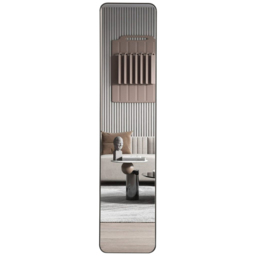 Living and Home Black Frame Full Length Door Mirror 28 x 118cm - Size: 118 x 28cm - Wilko - thumbnail 5