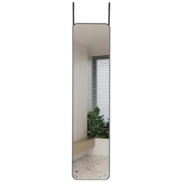 Living and Home Black Frame Full Length Door Mirror 28 x 118cm - Size: 118 x 28cm - Wilko - thumbnail 6