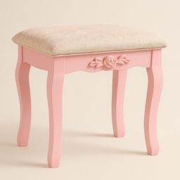 Portland 4 Drawer Pink Dressing Table Set with Mirror - Size: 40 x 75 x 130cm - Wilko - thumbnail 3