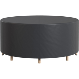 Outsunny Black Round Waterproof Garden Furniture Cover 70 x 214cm - Size: 70 x 214 x 214cm - Wilko - thumbnail 1