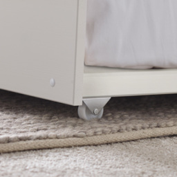 Tyler Single White Bed and Trundle with Memory Foam Mattress - Bedmaster - Wilko - thumbnail 4