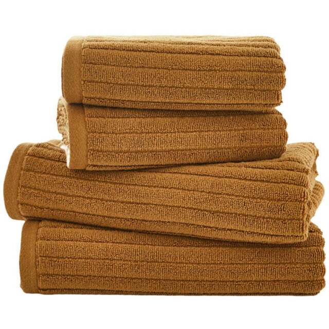 Deyongs Rialto Spice Bath Towel - Size: 68 x 127cm - Brown - Wilko - image 1