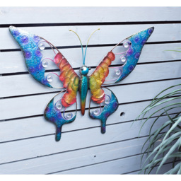St Helens Multicolour Metal Butterfly Garden Wall Ornament - Wilko - thumbnail 3