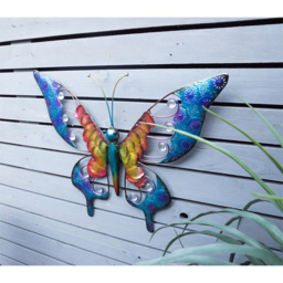 St Helens Multicolour Metal Butterfly Garden Wall Ornament - Wilko - thumbnail 5