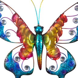 St Helens Multicolour Metal Butterfly Garden Wall Ornament - Wilko - thumbnail 4