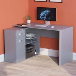 VIDA DESIGNS Longton Adjustable Desk Grey - Size: 75 x 120 x 59cm - Wilko - thumbnail 1