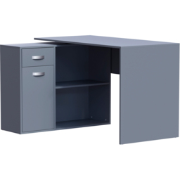 VIDA DESIGNS Longton Adjustable Desk Grey - Size: 75 x 120 x 59cm - Wilko - thumbnail 3
