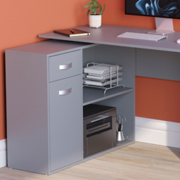 VIDA DESIGNS Longton Adjustable Desk Grey - Size: 75 x 120 x 59cm - Wilko - thumbnail 6