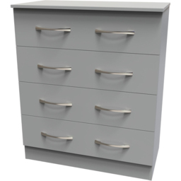 Crowndale Avon 4 Drawer Dusk Grey Chest of Drawers - Wilko - thumbnail 3