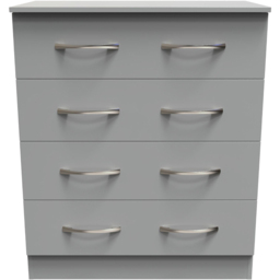 Crowndale Avon 4 Drawer Dusk Grey Chest of Drawers - Wilko - thumbnail 4