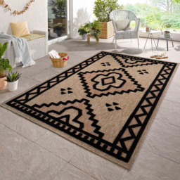 Desire Rugs Harper Black Diamond Rug 120 x 170cm - Wilko - thumbnail 3