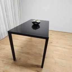 Kosy Koala 4 Seater Black Glass Dining Table - Wilko - thumbnail 5