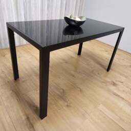 Kosy Koala 4 Seater Black Glass Dining Table - Wilko