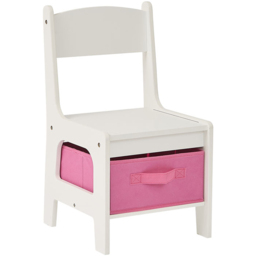 Liberty House Toys Kids Dressing Table - Size: 100 x 77 x 34cm - White & Pink - Wilko - thumbnail 6