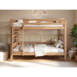 Flair Elijah Natural Detachable Wooden Bunk Bed - Size: Single - Brown - Wilko - thumbnail 7