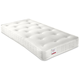 Bedmaster Oliver Triple Sleeper White Bunk Bed with Orthopaedic Mattresses - Size: Single + Small Double - Wilko - thumbnail 3