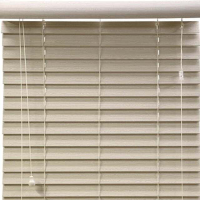 50mm Venetian Blind - Pebble Oak/180cm - Wilko - image 1