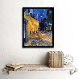 Wee Blue Coo Vincent Van Gogh Cafe Terrace Place Du Forum Arles 1888 Framed Wall Art Print 30 x 41cm - Size: 43.3 x 33.3 x 1.5cm - Wilko - thumbnail 3