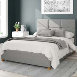 Aspire Caine Double Grey Eire Linen Ottoman Bed - Aspire Beds - Wilko - thumbnail 1