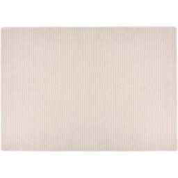 My Mat Ivory Sculptured Waffle Texture Washable Rug 140 x 200cm - Cream - Wilko