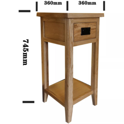 Furniture One Single Drawer Single Shelf Yellow Side Table - Wilko - thumbnail 7