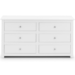 Julian Bowen Radley 6 Drawer Surf White Chest of Drawers - Wilko - thumbnail 4