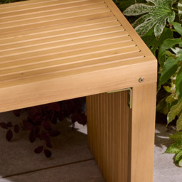Rowlinson Kyoto 3 Seater Natural Wooden Garden Bench - Brown - Wilko - thumbnail 7