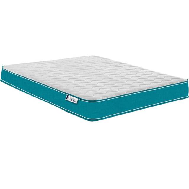 Extreme Comfort Cooltouch Colours Double Teal Blue Memory Foam and Spring Mattress - eXtreme comfort ltd - Wilko - image 1