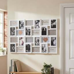 Hendon White 24 Multi Aperture Photo Frame - Size: A6 - The Port. Co Gallery - Wilko - thumbnail 7