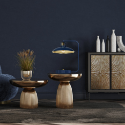 Milagro Felix Blue Table Lamp 230V - Size: 30 x 36 x 45cm - Wilko - thumbnail 4