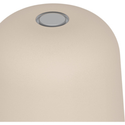 EGLO Mannera-S LED Sandy Portable Table Light - Size: 20 x 7.5 x 20cm - Cream - Wilko - thumbnail 4