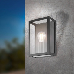 EGLO Alamonte1 Black Caged Exterior Wall Light - Size: 17.0 x 10.0 x 26.0cm - Wilko - thumbnail 3