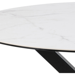 Florence Heaven Ceramic 4 Seater Round Dining Table White - Furniture To Go - Wilko - thumbnail 6