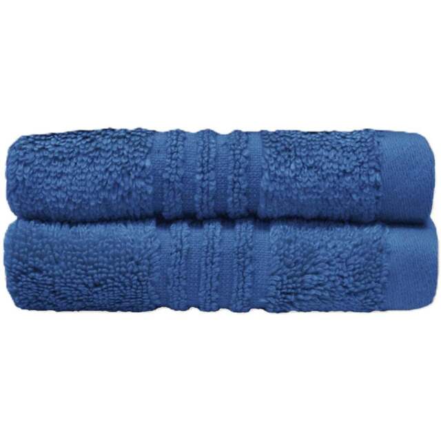 Misona Ultra Soft Bamboo Smoky Blue Face Cloth 2 Pack - Size: 30 x 30cm - Wilko - image 1