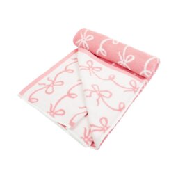 Angelina Cotton Towel Pink Bath Towel - Wilko