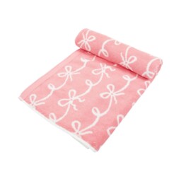 Angelina Cotton Towel Pink Bath Towel - Wilko - thumbnail 4