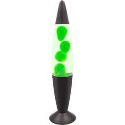 Global Gizmos Green Wax Lava Lamp 16 inch - Size: 41 x 10 x 10cm - Multi - Wilko