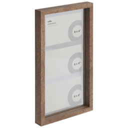 Wilko Floating Photo Frame 6 x 4inch - Size: A6 - Wood - thumbnail 3