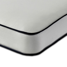 Extreme Comfort Small Single Blue and White Flat Top Open Coil Spring Mattress - eXtreme comfort ltd - Wilko - thumbnail 4