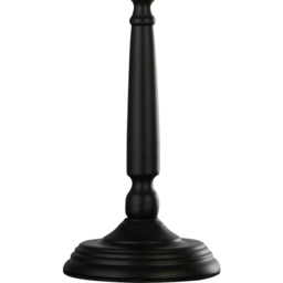 Lighting Collection Baldwin II White Spindle Black Table Lamp Base - Size: 56.5 x 16 x 16cm - Wilko - thumbnail 5