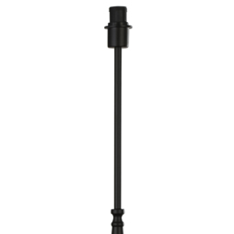 Lighting Collection Baldwin II White Spindle Black Table Lamp Base - Size: 56.5 x 16 x 16cm - Wilko - thumbnail 4